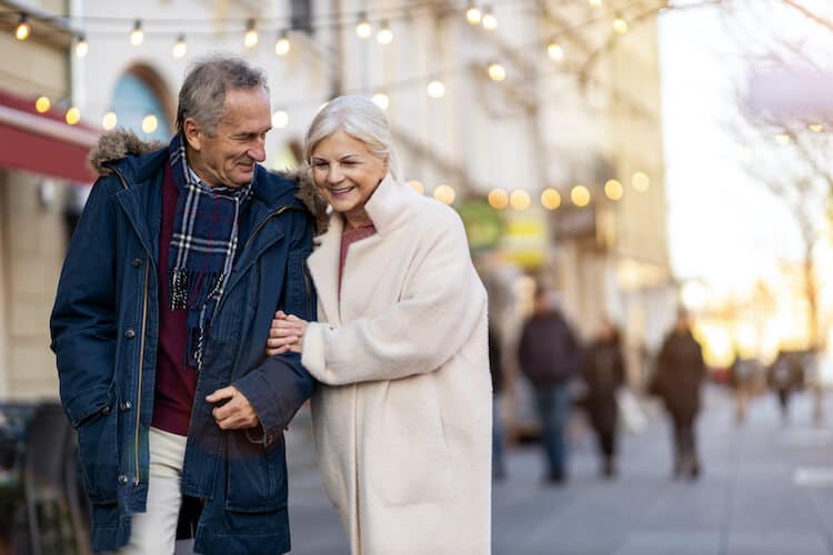A couple on their way to tour a CCRC.